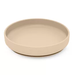   Petite&Mars Szilikon tányér tapadókoronggal, Take&Match, Desert Sand, 6 hó+
