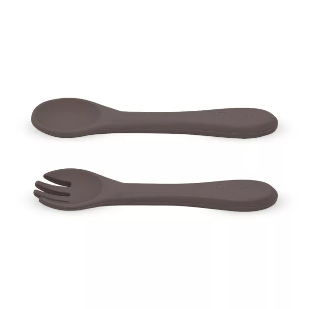 Petite&Mars Szilikon evőeszközök Take&Match Bitter Cocoa 6m+