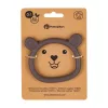 PETITE&MARS Szilikon rágóka Teddy Bitter Cocoa 0m+