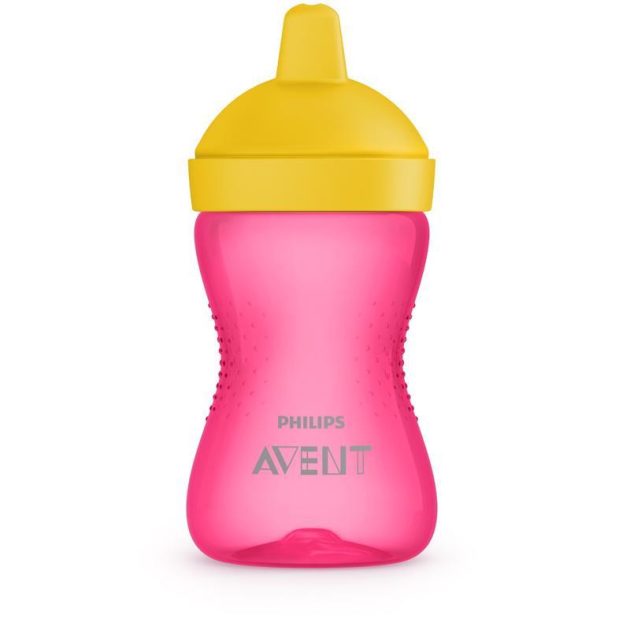 Avent SCF804/04 Kemény itatófejes pohár, 300 ml, rózsaszín