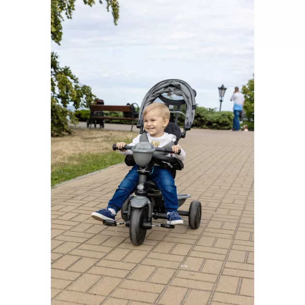 QPLAY Tricikli Cosy Grey, 10-72 hónap