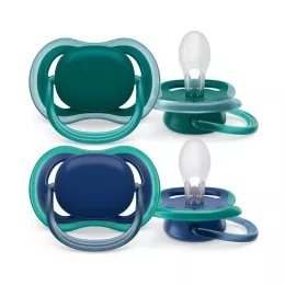   Avent SCF085/31, 2 darab, kék, fiús játszócumi, ultra air neutral, 6-18hó
