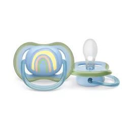  Avent SCF086/03 ultra air, szivárvány mintás játszócumi, 0-6hó, 1db