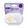 Philips AVENT SCF075/01 Játszócumi ultra start neutral 0-2hó 2 db - lányos