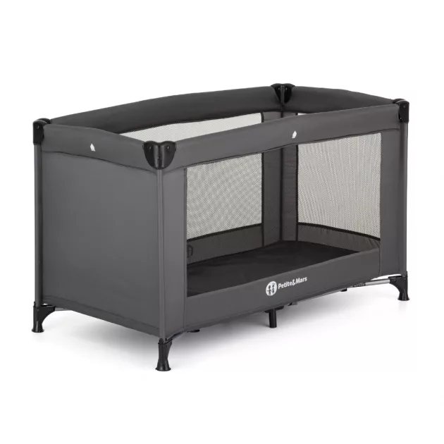 Petite&Mars Utazóágy Koot - Lite Dark Grey