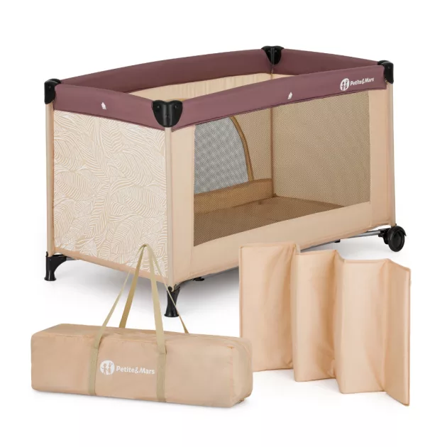 Petite&Mars Utazóágy Nyja Urban Jungle Sand