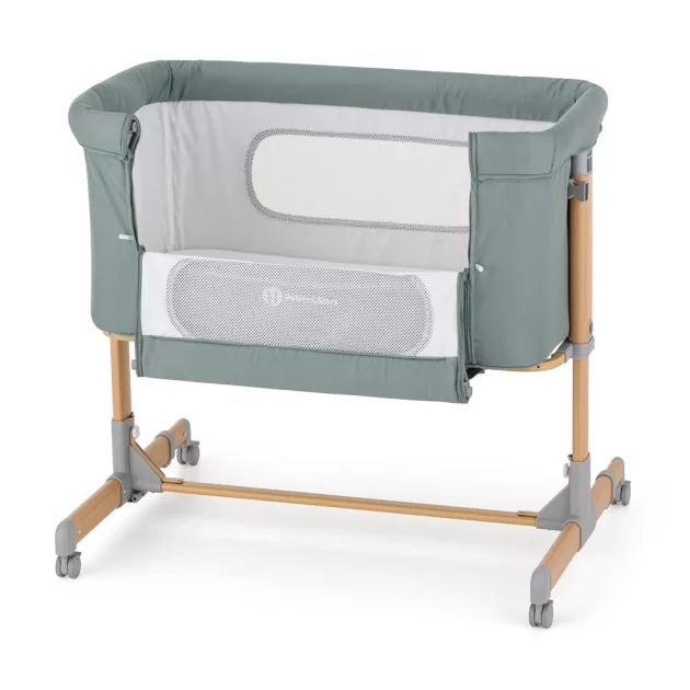 Petite&Mars Állítható kiságy Grace Compact - Foggy Green