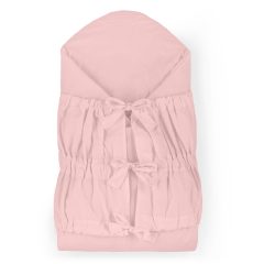   Petite&Mars Megkötős pólya, Nurse tömör kókusz betéttel, Dusty Pink, 75x75 cm