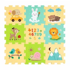   PETITE & MARS Összeilleszthető puzzle Nexli, Forest Friends 6 db