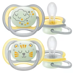  Avent SCF376/01 Ultra air, éjszakai játszócumi, 18hó+, 2 db