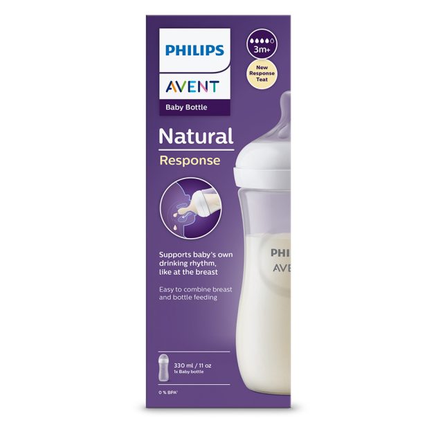 Avent SCY906/01 Natural Response cumisüveg 330 ml, 3hó+