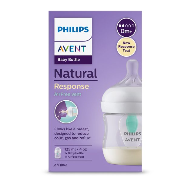 Avent Cumisüveg Natural Response Airfree szeleppel, 125ml