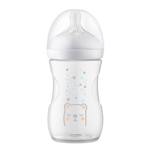 Avent SCY673/82 Natural Response cumisüveg AirFree 260 ml, 1hó+ medve