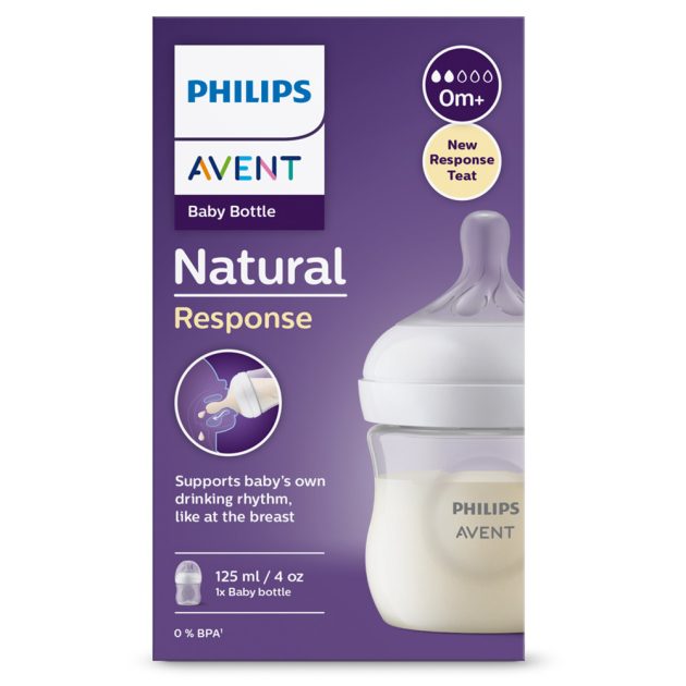 Avent SCY900/01 Natural Response cumisüveg 125 ml, 0hó+