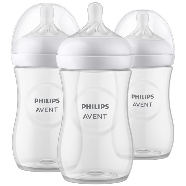 Philips Avent SCY903/03, Cumisüveg Natural Response, 260 ml, 1 hó+, 3db