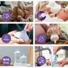 Philips AVENT SCY903/03, Cumisüveg Natural Response, 260 ml, 1 hó+, 3db