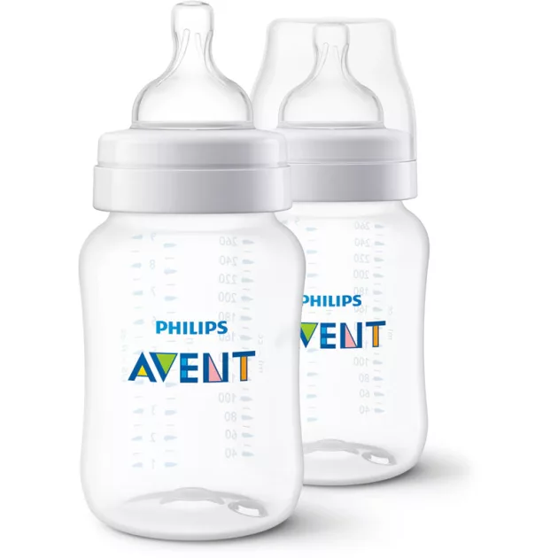 Philips AVENT SCY103/02 Cumisüveg Anti-colic 260ml 1hó+ 2 db