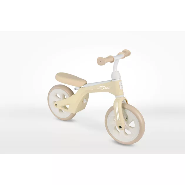 QPLAY futóbicikli Tech Cream, kor 2-4 év, 30 kg-ig
