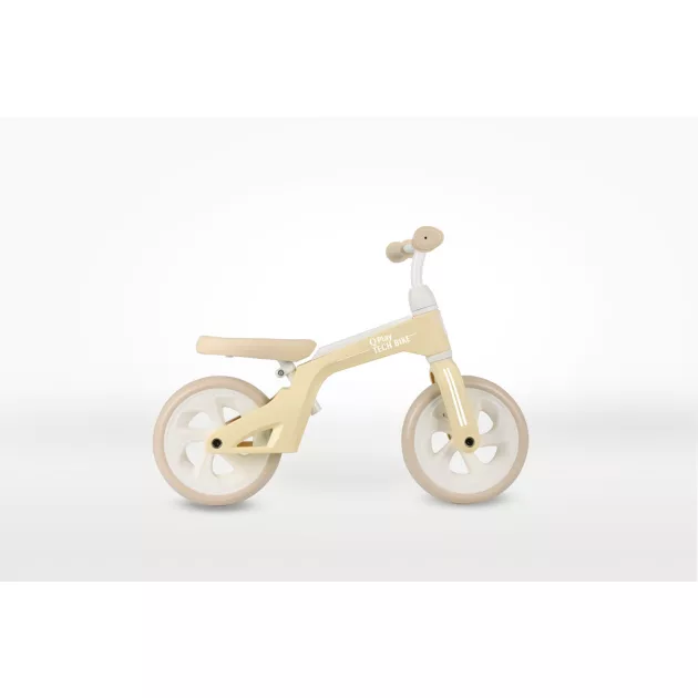 QPLAY futóbicikli Tech Cream, kor 2-4 év, 30 kg-ig