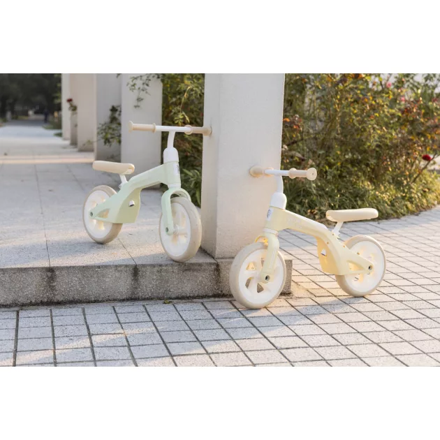 QPLAY futóbicikli Tech Cream, kor 2-4 év, 30 kg-ig