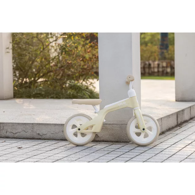 QPLAY futóbicikli Tech Cream, kor 2-4 év, 30 kg-ig
