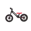 QPLAY futóbicikli Racer air (Titanium) Black/Red 3 - 6 éves korig, 30 kg-ig