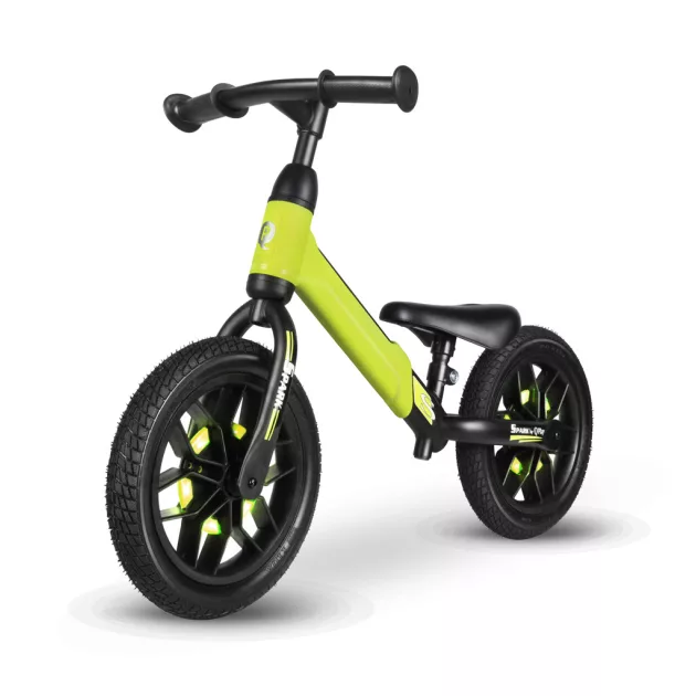 QPLAY Spark futóbicikli 3-6 éves korig, 30 kg-ig - Green