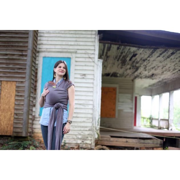 Boba Babahordozó/kendő, Wrap Organic, Dark Gray