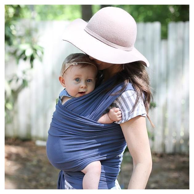 Boba Babahordozó/kendő, Wrap, Vintage Blue