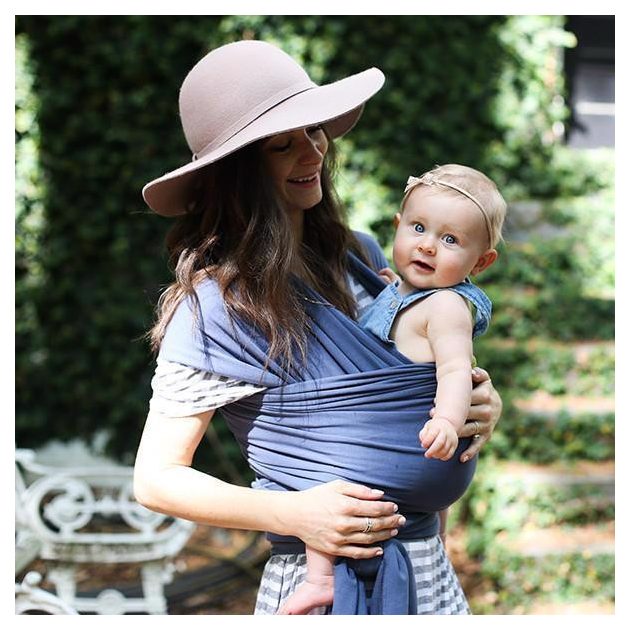 Boba Babahordozó/kendő, Wrap, Vintage Blue