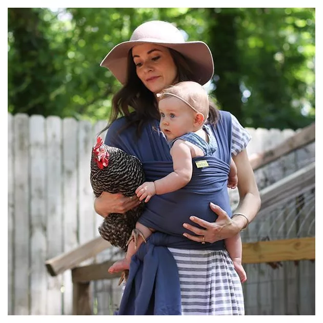 Boba Babahordozó/kendő, Wrap, Vintage Blue