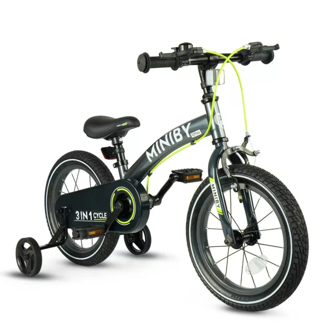 QPLAY Miniby 3in1 kerékpár Grey 2 - 8 év