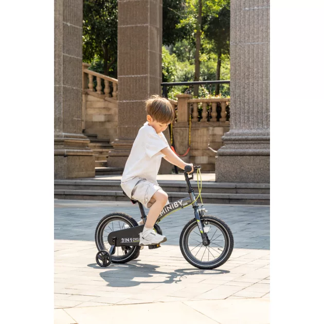 QPLAY Miniby 3in1 kerékpár Grey 2 - 8 év