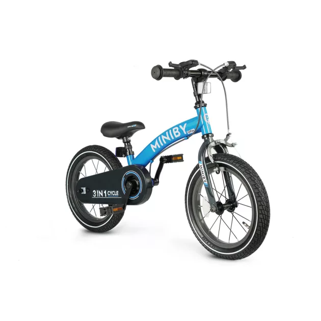 QPLAY Miniby 3in1 kerékpár Blue, 2 - 8 év