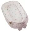 EKO Babafészek pamut Velvet 90x60cm - Beige Meadow