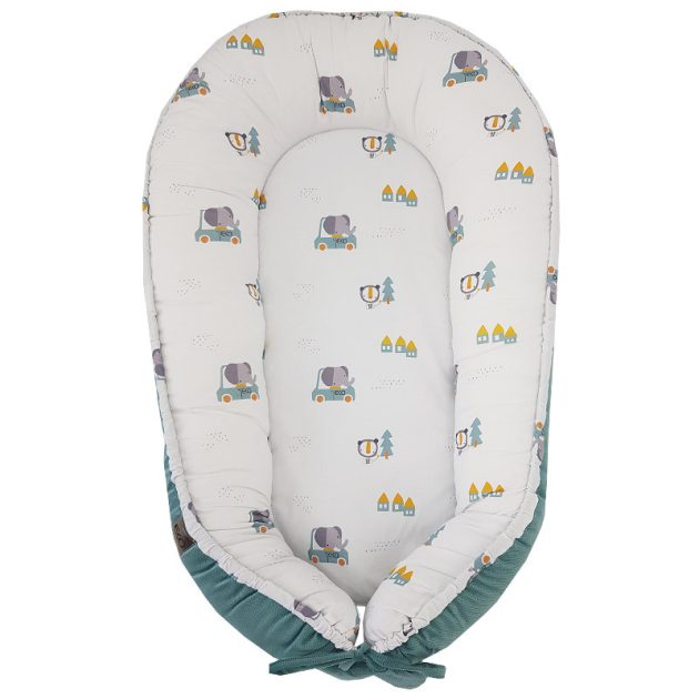 EKO Babafészek pamut velvet 90x60cm - Cars
