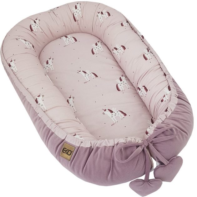 EKO Babafészek pamut Velvet 90x60cm - Unicorn 