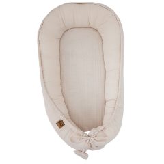 EKO Fészek babáknak muszlin 90x60 cm - Beige