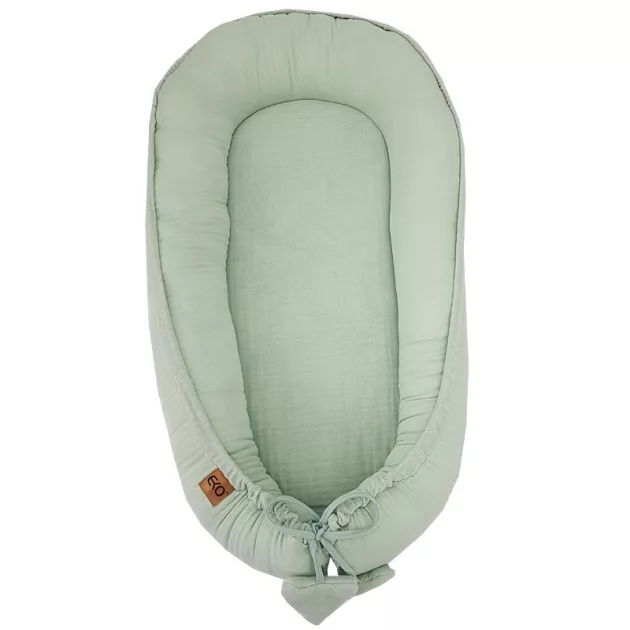 EKO Babafészek muszlinból 90x60 cm - Mentol