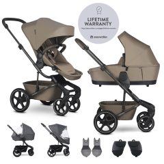   EASYWALKER XL szett kombinált Harvey NXT babakocsi tartozékokkal Mocha Brown