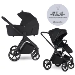 EASYWALKER Kombinált babakocsi Zoey Go Pure Black