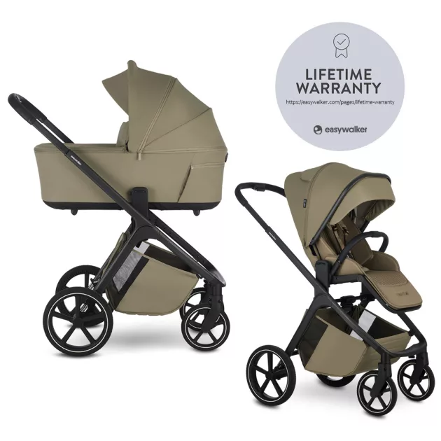 EASYWALKER Kombinált babakocsi Zoey Go Moss Green