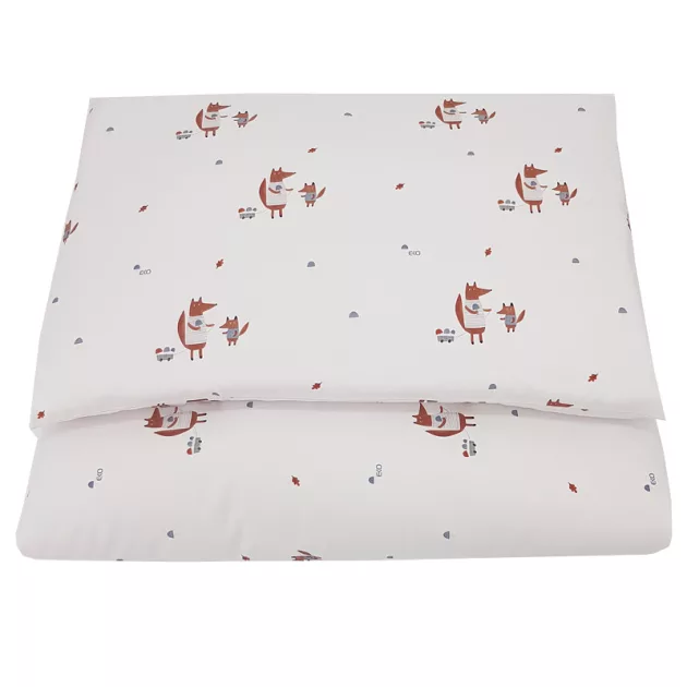 EKO Ágynemű 2-részes pamut Fox 90x120cm, 40x60cm