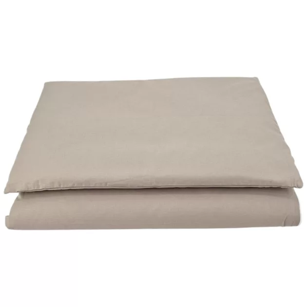 EKO 2 darabos pamut ágyneműhuzat kiságyhoz Dark Beige 40x60cm, 90x120cm