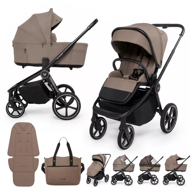 MUUVO Kombinált babakocsi 2in1 Fold Mokka