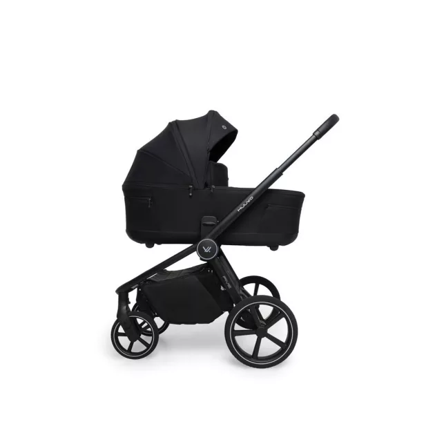 MUUVO Kombinált babakocsi Five 2 az 1-ben Classic Black