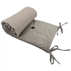 EKO Pamut rácsvédő bársony Dark Beige 360 cm