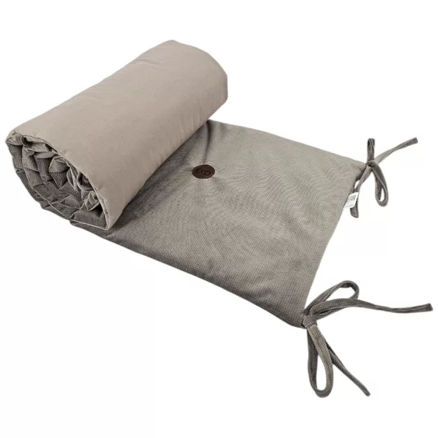 EKO Pamut rácsvédő bársony Dark Beige 360 cm