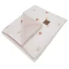 EKO takaró pamut kétoldalas bársonyos alátéttel Meadow 100x80cm - Beige 