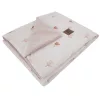 EKO takaró pamut kétoldalas bársonyos alátéttel Meadow 100x80cm - Beige 